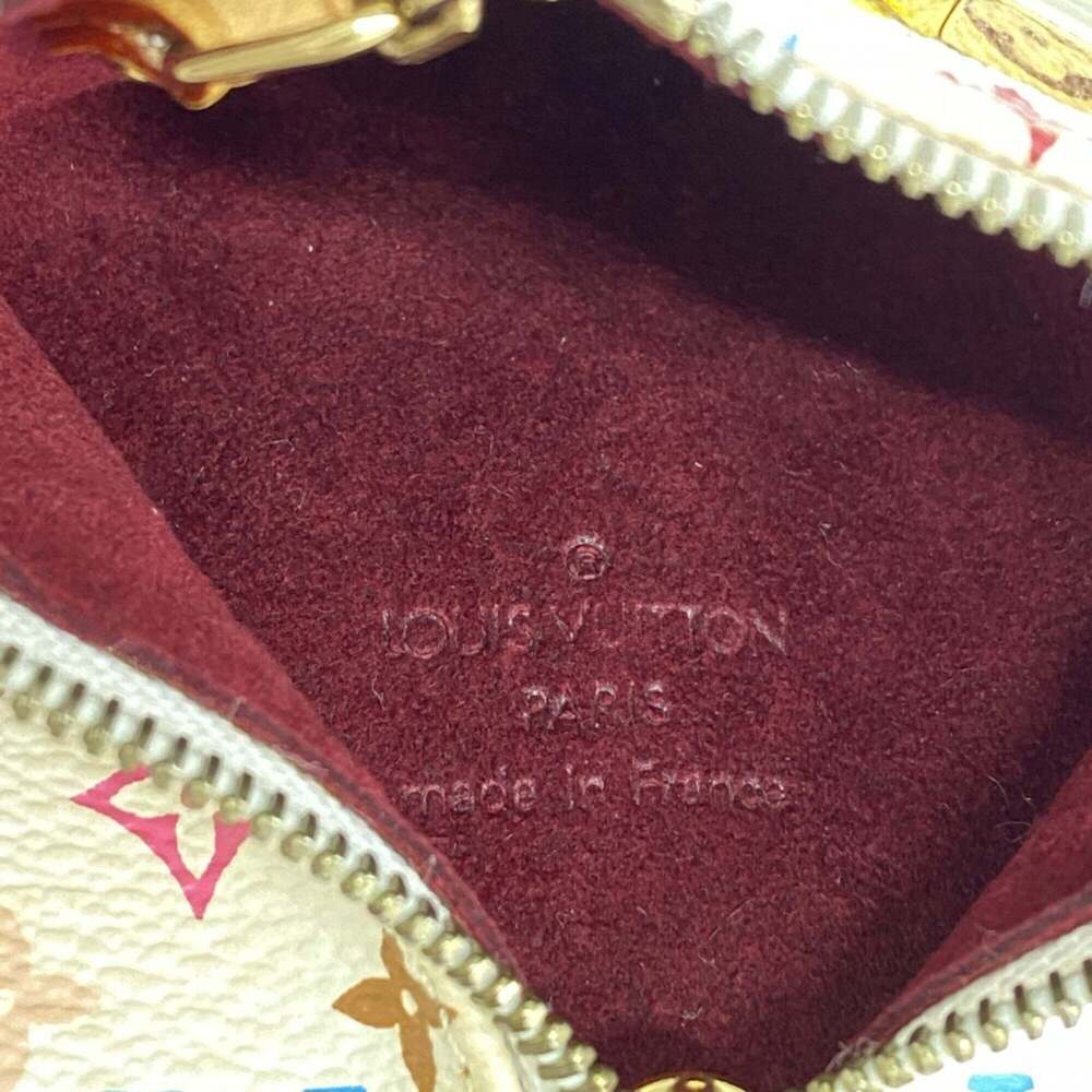 Louis Vuitton Monogram Multicolor Berlingo Wallet/Coin Case M58028 Blanc (Wom... - Picture 4 of 7